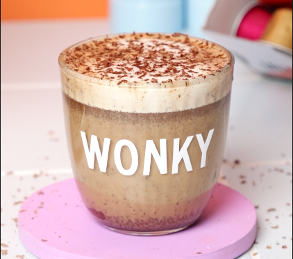 Wonky Mocha With Broken Chocolate