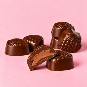 Dark Chocolate with Raspberry Ganache