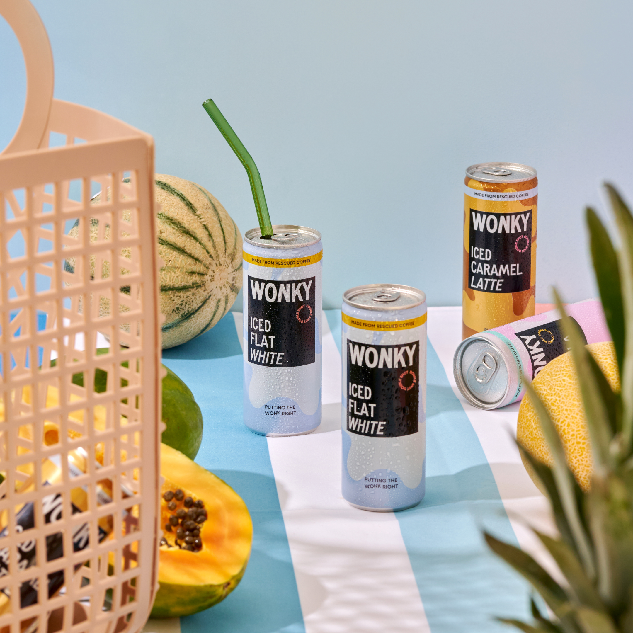 4 Iced Coffee Cans