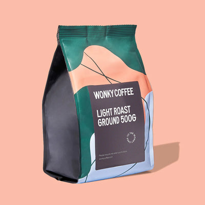 500g light roast wonky ground coffee